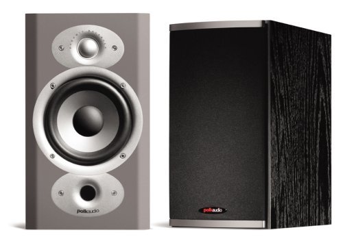 Polk Audio RTi4 High Performance Bookshelf/On-Wall Speakers (Pair, Black)