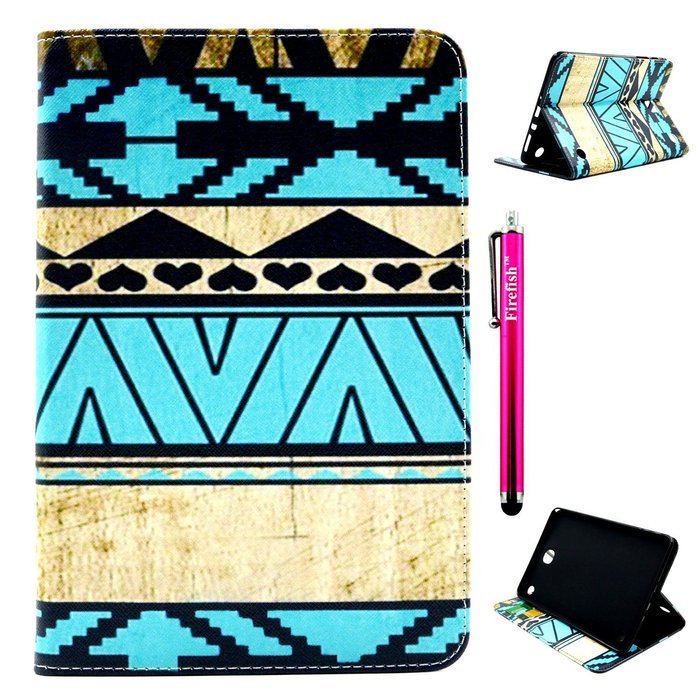 Tab A 9.7 Case, Firefish Kickstand Feature High Quality PU Leather Wallet with Card Slots Damage Resistance Case... N26
