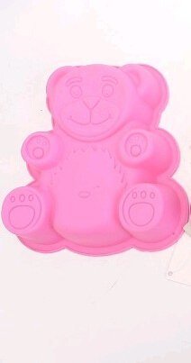 HSE Top grade animal Silicone baking molds lovely bear random color 18.5*16*4 cm N2