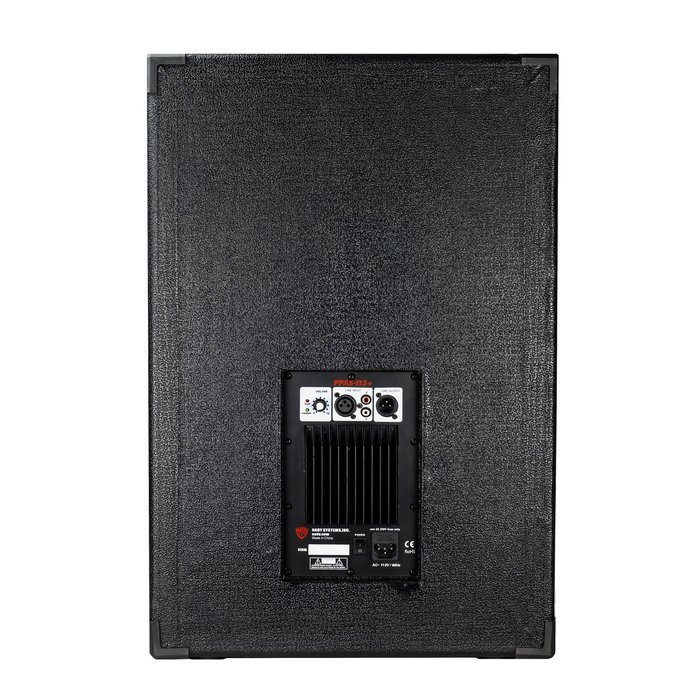 Nady PPAS-215+ / Full Range 2-Way Powered PA speaker / 200W class AB amp / 2 x 15" woofers / Tolex covered with... N16