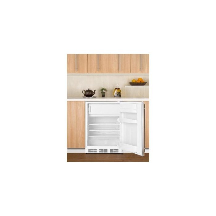 Summit AL650LBIIF 24" ADA Compliant Top Freezer Refrigerator with 5.1 cu. ft. Capacity Dual Evaporator Cycle Defrost... N2