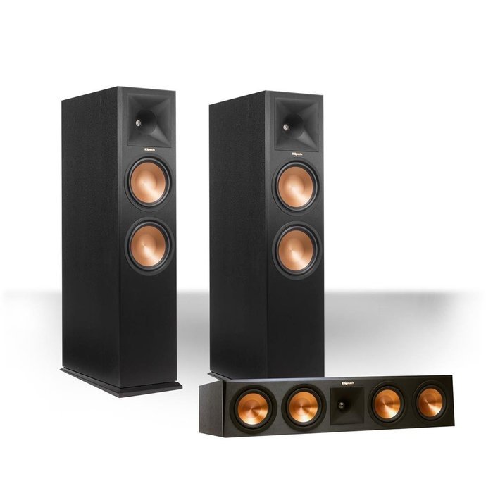 Klipsch RP-280FA Reference Premiere Dolby Atmos Enabled Floorstanding Speaker Package with RP-450C Center Speaker... N4