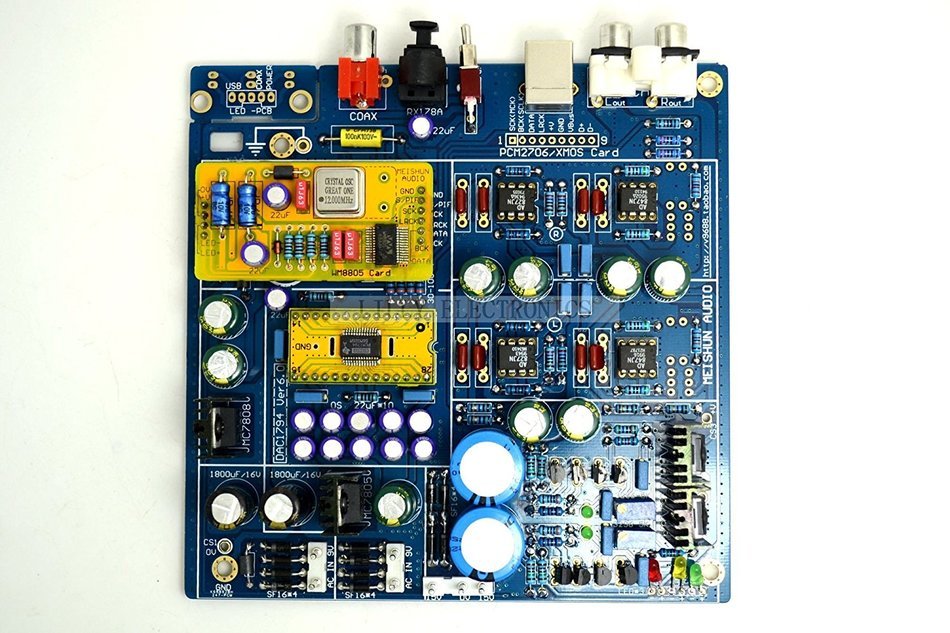 MS WM8805+PCM1794+PCM2706 24BIT/192K Coaxial Optical USB DAC Decoding N6