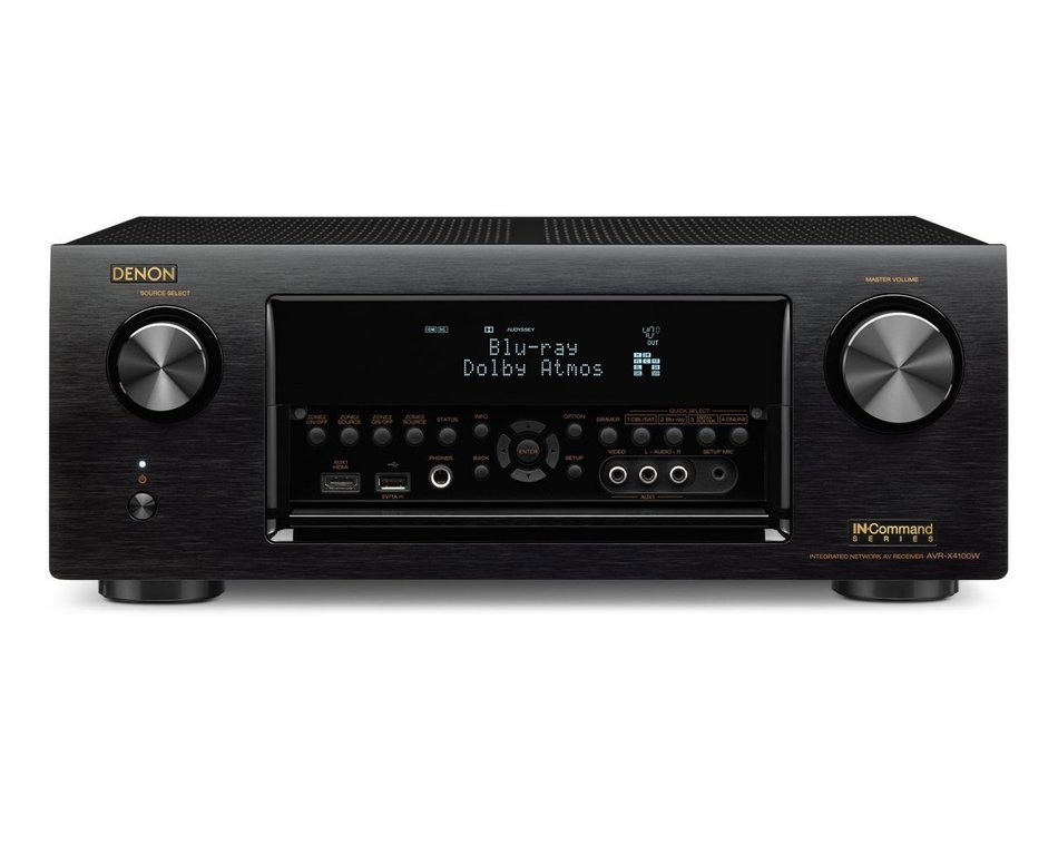 Denon AVR-X4100W 7.2 Network AV Receiver with Wi-Fi, Bluetooth and Dolby Atmos N4