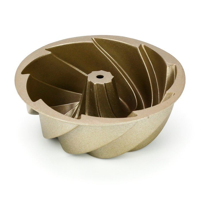 Ezeso Non-Stick Carbon Steel Cake Bundt Pan for Baking,Bakeware (Lily) N19
