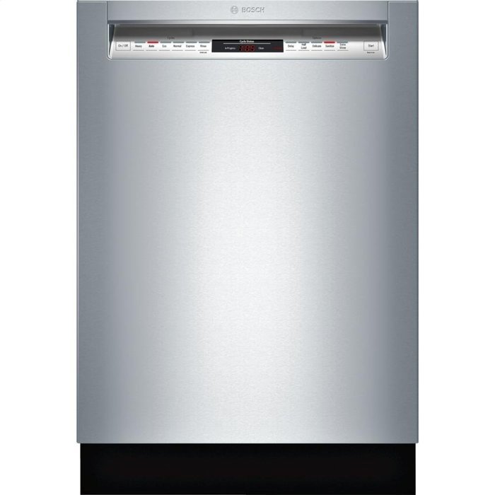 Bosch SHE68T55UC 800 24" Stainless Steel Semi-Integrated Dishwasher - Energy Star N8