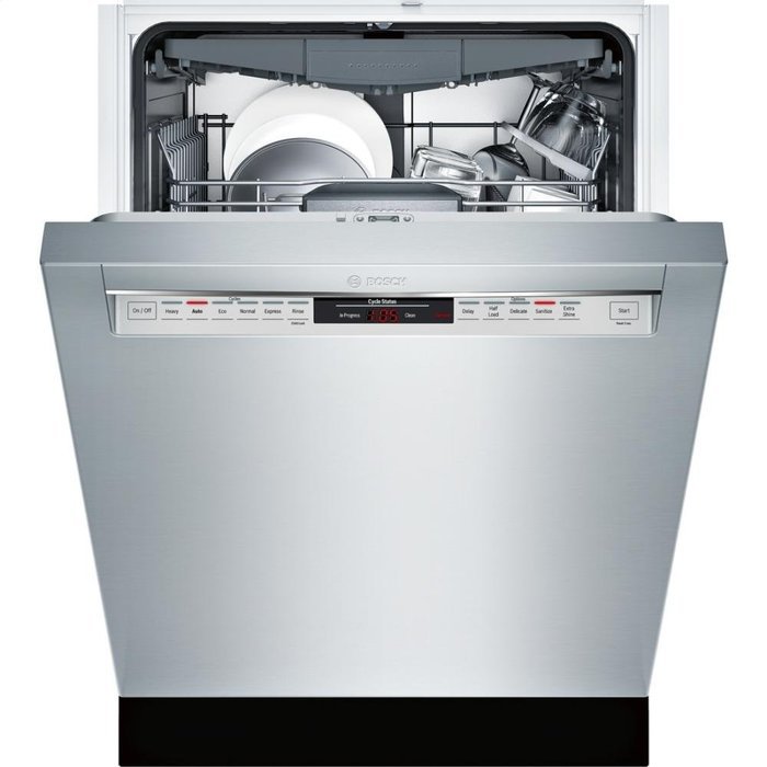 Bosch SHE68T55UC 800 24" Stainless Steel Semi-Integrated Dishwasher - Energy Star N9