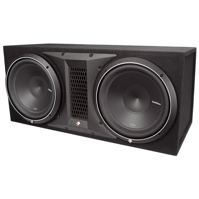 Rockford Fosgate P2-2X12 800 Watts Dual Rms Subwoofer Enclosure
