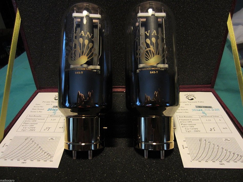 Matched Pair Premium Grade Psvane 845-T Vacuum Tube High-End in Gift Box N2