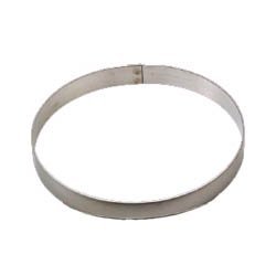 Allied Metal CRS8138 Stainless Steel Cake Ring with Smooth Deburred Edge, 8 by 1-3/8-Inch