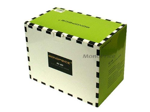 Monoprice 6-1/2 Inches Polypropylene 2-Way In-Wall Speakers (Pair) - 40W Nominal, 80W Max. N6