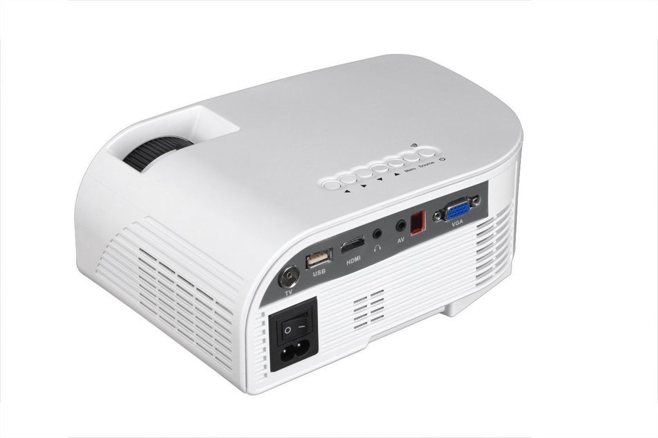 OEM S1 LED LCD (WVGA) Mini Video Projector - US Version (Includes Warranty) - White (FP8048S1W-IV) N3