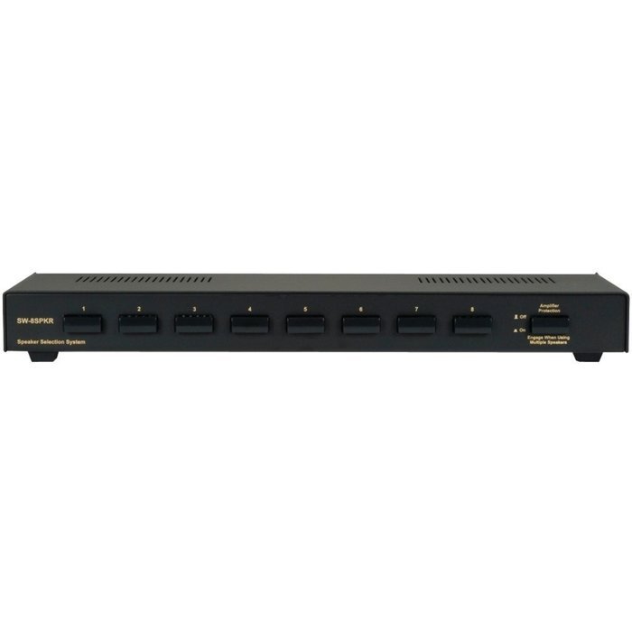 1 - PRO-WIRE Impedance-Compensating Speaker Switcher, 125W per channel , Maintains minimum 8_ load for amp protection...