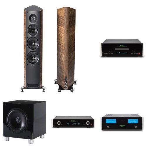 Sonus Faber 3.0 Venere Speakers with McIntosh Labs components and Sumiko subwoofer