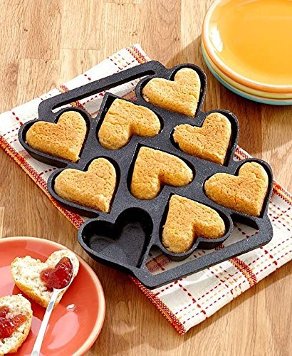 Cast Iron Heart Shaped Cookware N2