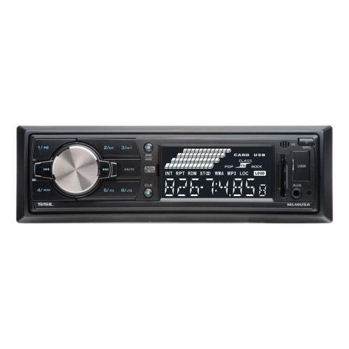 Sound Storm Laboratories ML40USA Soundstorm Single Din Media Receiver, Front Aux Input