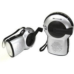 GPX Weather X FR2815 AM/FM Radio with Flashlight with Rechargeable Circuitry
