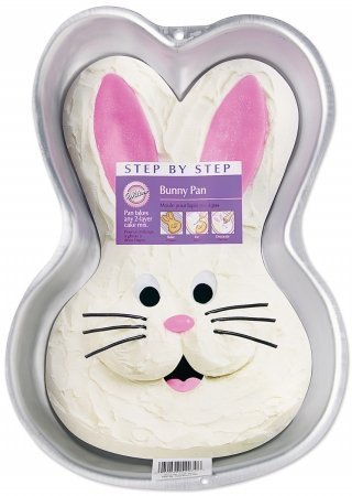 Wilton Step By Step Cake Pan Bunny 9 3/4"x14"x2" W2074 (1-Pack)