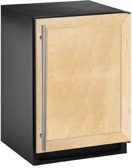 U-line 2275ZWCOL60: Solid Panel Overlay Field reversible 2000 Series / 24" Wine Captain &reg; / Dual Zone System