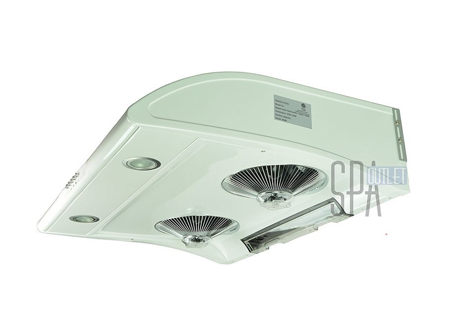 Blue Ocean 30" RH76PHUC White Color Stainless Steel Under Cabinet Kitchen Range Hood N2