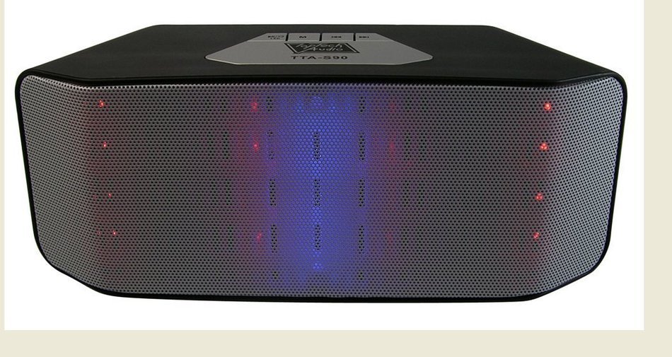 Top Tech Audio TTA-S90 Bluetooth Portable Speaker- BLACK
