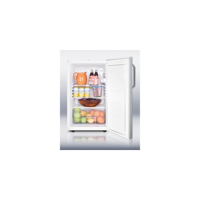 Summit FF511L7CSSADA 22" ADA Compliant Commercially Approved Medical Built In or Freestanding Compact Refrigerator... N3