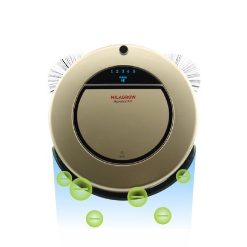 Milagrow Aguabot 5.0 Anion Generator - 1st Ionizing, Full Wet & Dry Floor Mopping Robotic Vacuum Cleaner