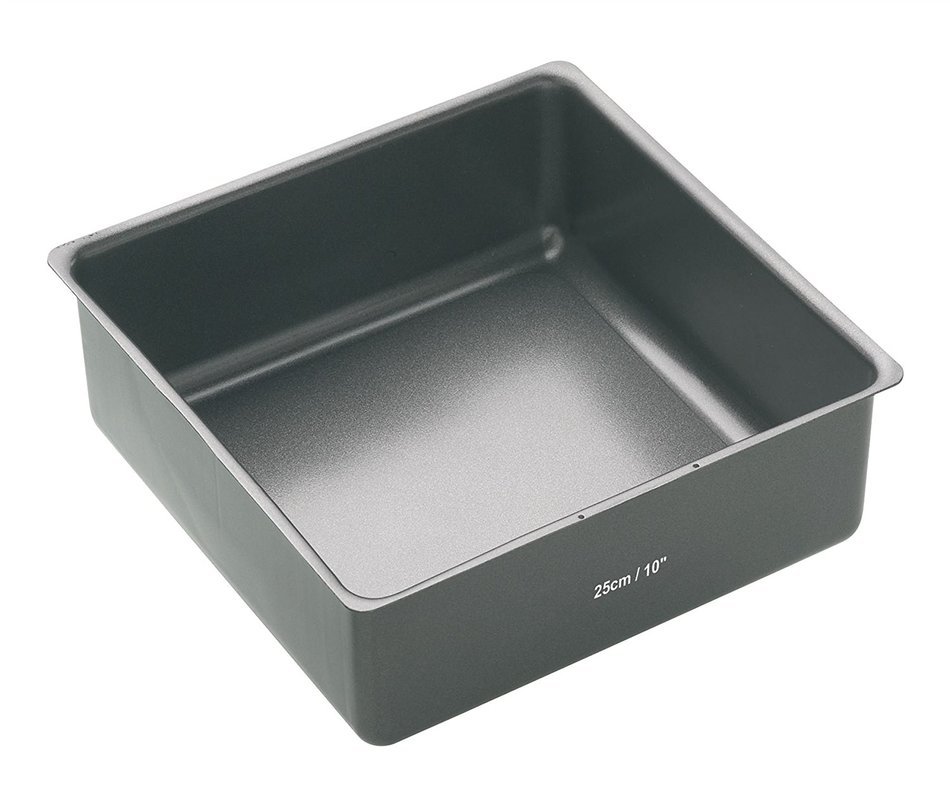 Masterclass Square Cake Tin 10" Wedding /Christmas Cake