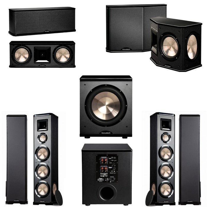 BIC Acoustech PL-980 5.1 Home Theater System- PL-200 NEW!!