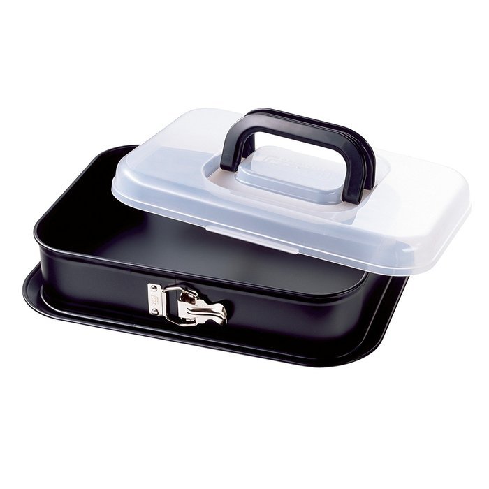 Kaiser Bake&Take 623016 Springform Cake Tin Rectangular with Transportation Lid 35 x 24 cm N2