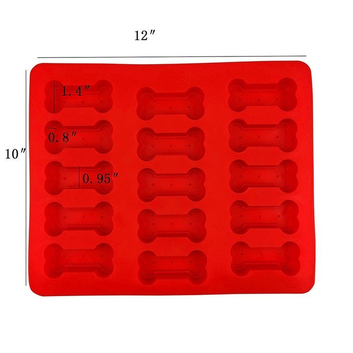 Sinospore Puppy Paws & Bones Silicone Baking Molds-pan-ice Trays Set of 2 N3