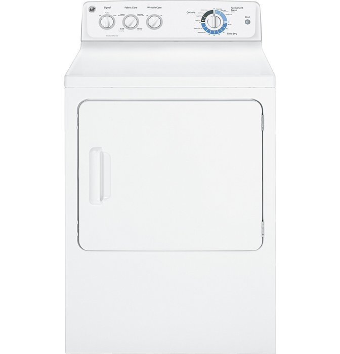 GE GTDL210EDWW 7.0 Cu. Ft. White Electric Front Load Dryer N2