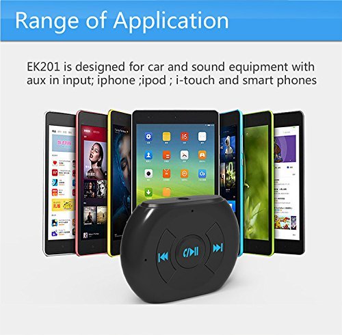 Dr. Queen Bluetooth Receiver Portable Wireless Bluetooth Audio Receiver Transmitter for Car Home Audio Music N7