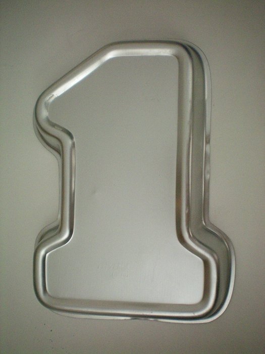 Wilton Number One No. 1 #1 Cake Pan w/ Instructions -- Decorate This Cake as "Baby's First Birthday", "Children's...