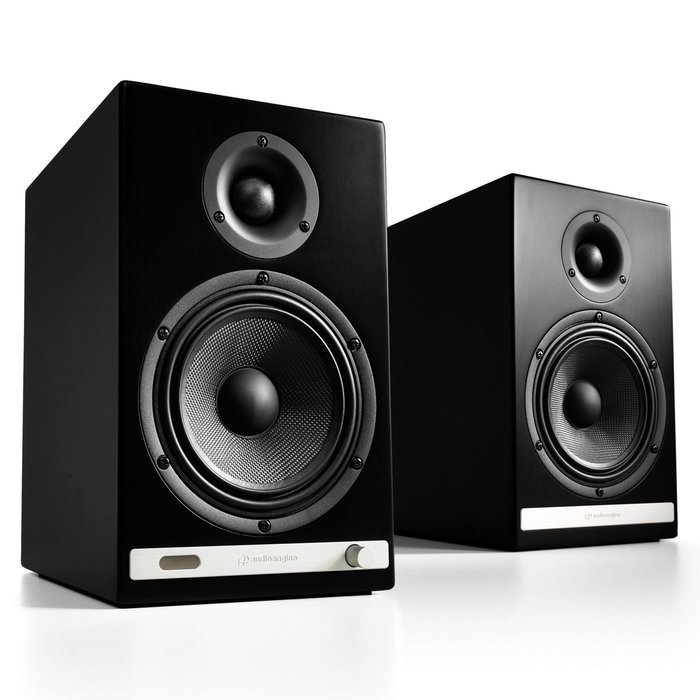 Audioengine HD6 Premium Powered Wireless Bluetooth Speakers - Pair (Black)