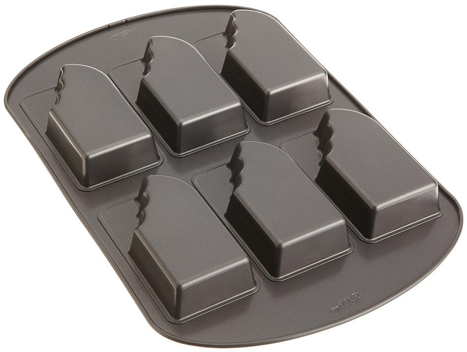 Wilton 6-Cavity Nonstick Heart Mini Cake Pan N13