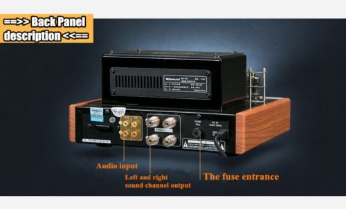 Nobsound MS-10D MKII Hybird Tube Amplifier with Bluetooth/USB/Headphone for Hifi N2