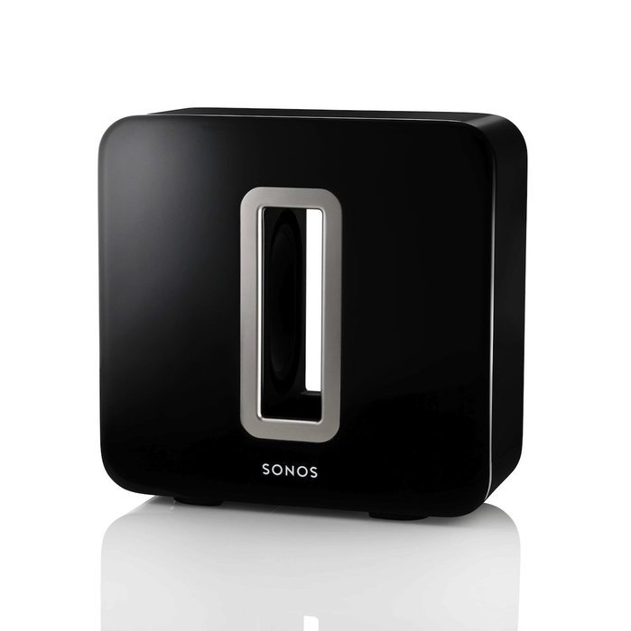 SONOS SUB Wireless Subwoofer, Black/Silver N2