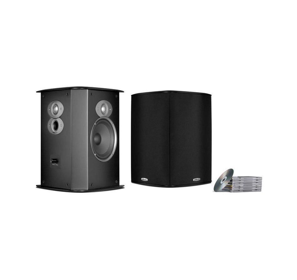Polk Audio FXI A6 Surround Speakers, Pair - Black (Certified Refurbished)