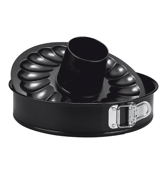 Dr.Oetker Spring form "Back-Freude" With Flat-And Tubular Base, O10.24", Black N2