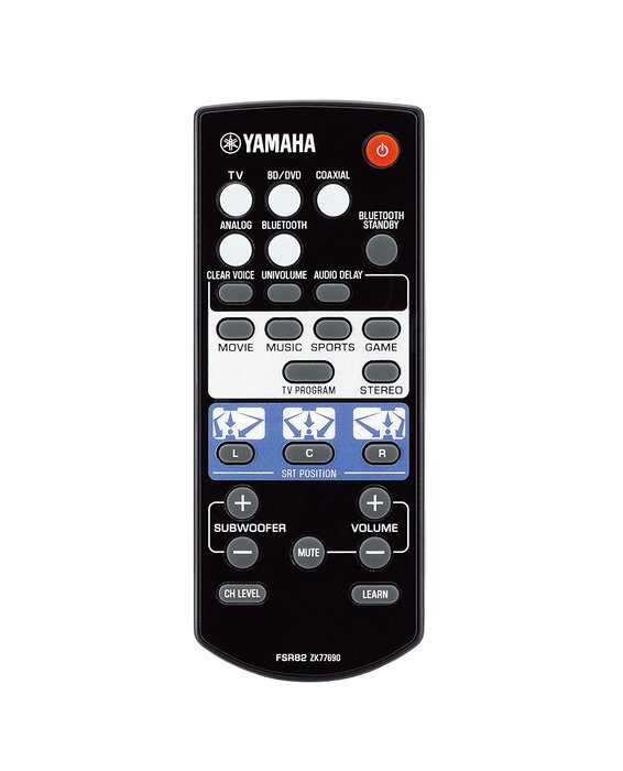 Yamaha SRT-1000 TV Surround Sound System with Dual Built-In Subwoofers N4