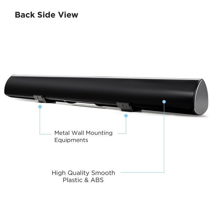 MEGACRA Bluetooth 4.0 Connectivity 3 Audio Modes 60 Watt 34 Inch Sound Bar with 2 Bass Reflex Tubes, 4 Speakers... N5