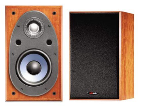 POLK AUDIO RTI-28 High Performance 2-Way Bookshelf Speakers - Cherry