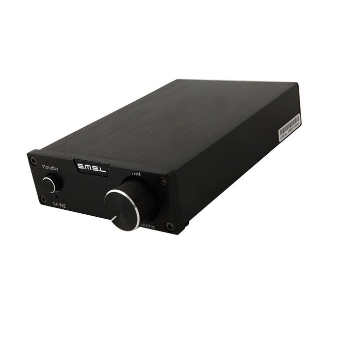 SMSL SA-98E 2 * 160W TDA7498E amplifier stereo digital amplifier + power adapter,TOP HIFI (black) N2