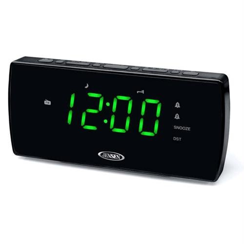 Spectra Merchandising JEN-JCR-230 AM/FM/PLL 1.2 Green Display Dual Alarm