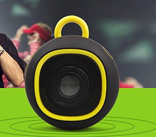 SNEED-Outdoor riding waterproof Bluetooth speaker portable subwoofer 4.0 , yellow