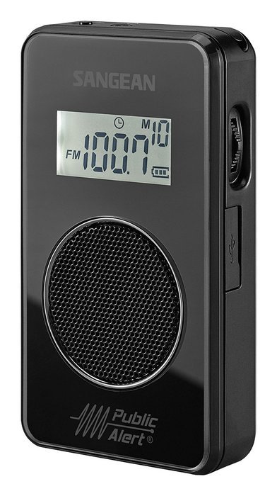 Sangean Portable Pocket Size Digital AM/FM Radio with 7 NOAA Weather Channels & Built-in Speaker N2