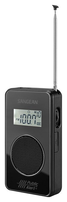 Sangean Portable Pocket Size Digital AM/FM Radio with 7 NOAA Weather Channels & Built-in Speaker N4