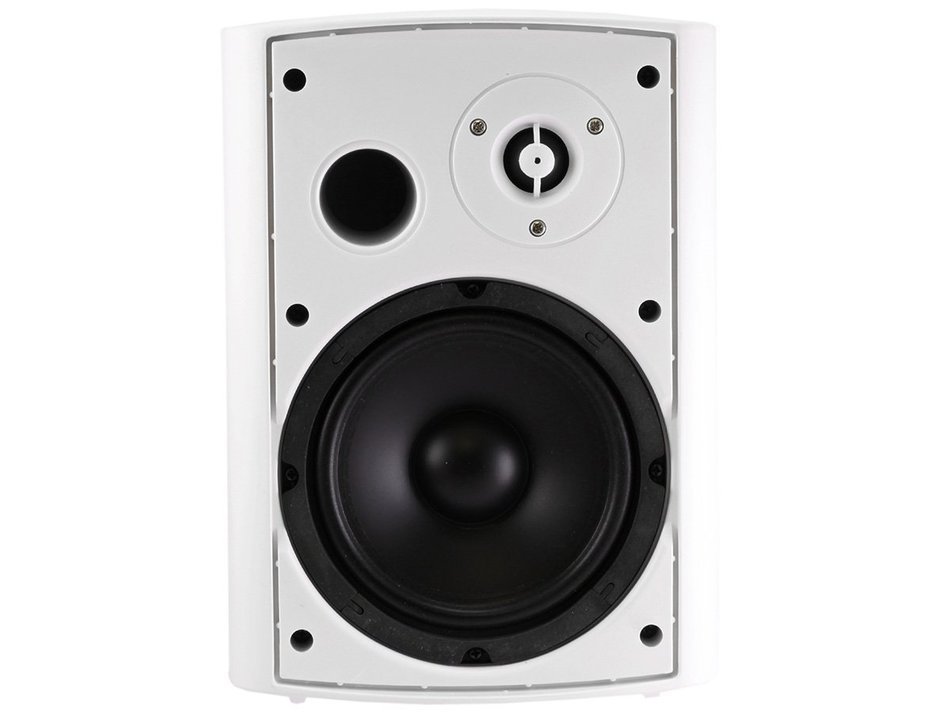 Monoprice 107496 8-Ohm Active Wall Mount Speakers, White (Pair) N3