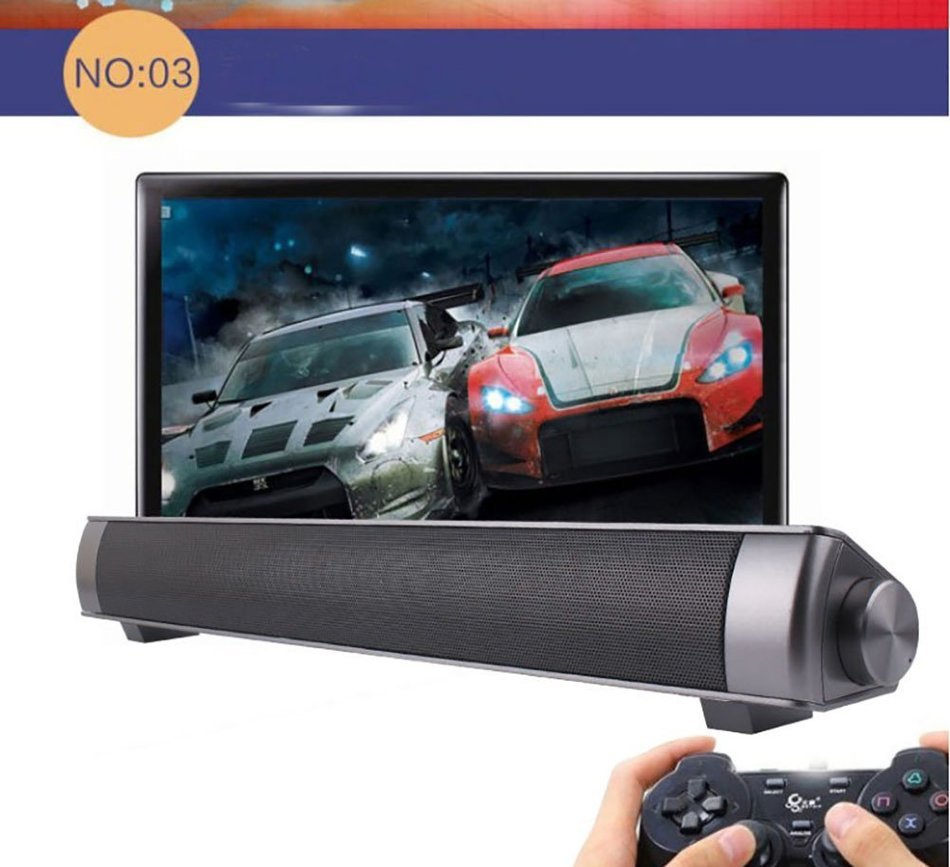 [2016 New Release] 4.0 Bluetooth Mini LP-08 Soundbar USB MP3 Player Wireless Bluetooth Household Speaker for Handfree... N15